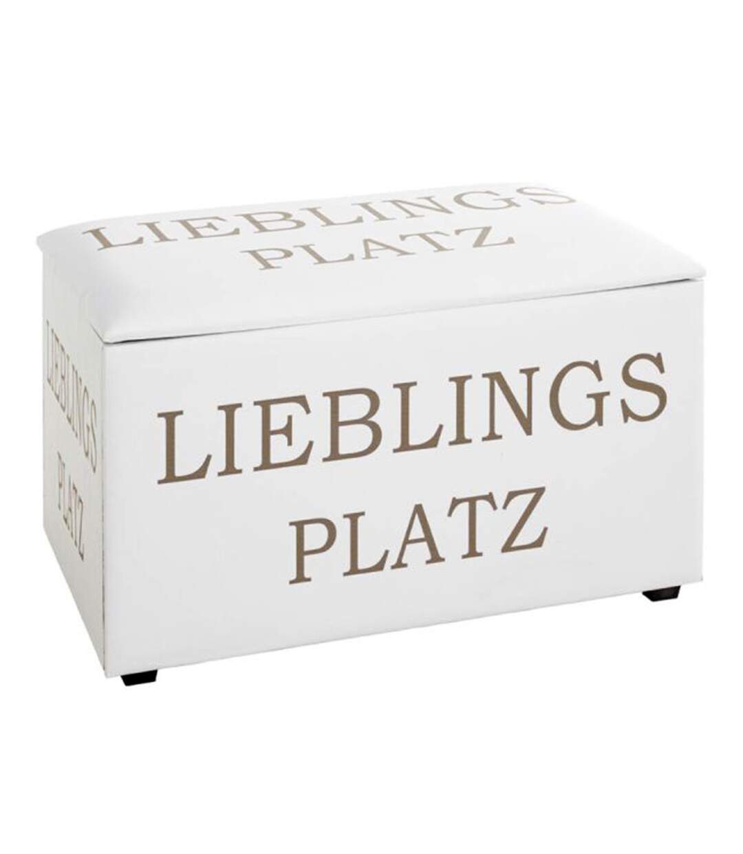 Coffre de Rangement Lieblings Platz 65cm Blanc-1