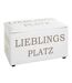 Coffre de Rangement Lieblings Platz 65cm Blanc-1