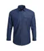 Mens Denim Jean Style Stitching Shirt Indigo Denim Premier-1