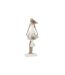 Statuette Déco Yes I Do 33cm Blanc & Taupe