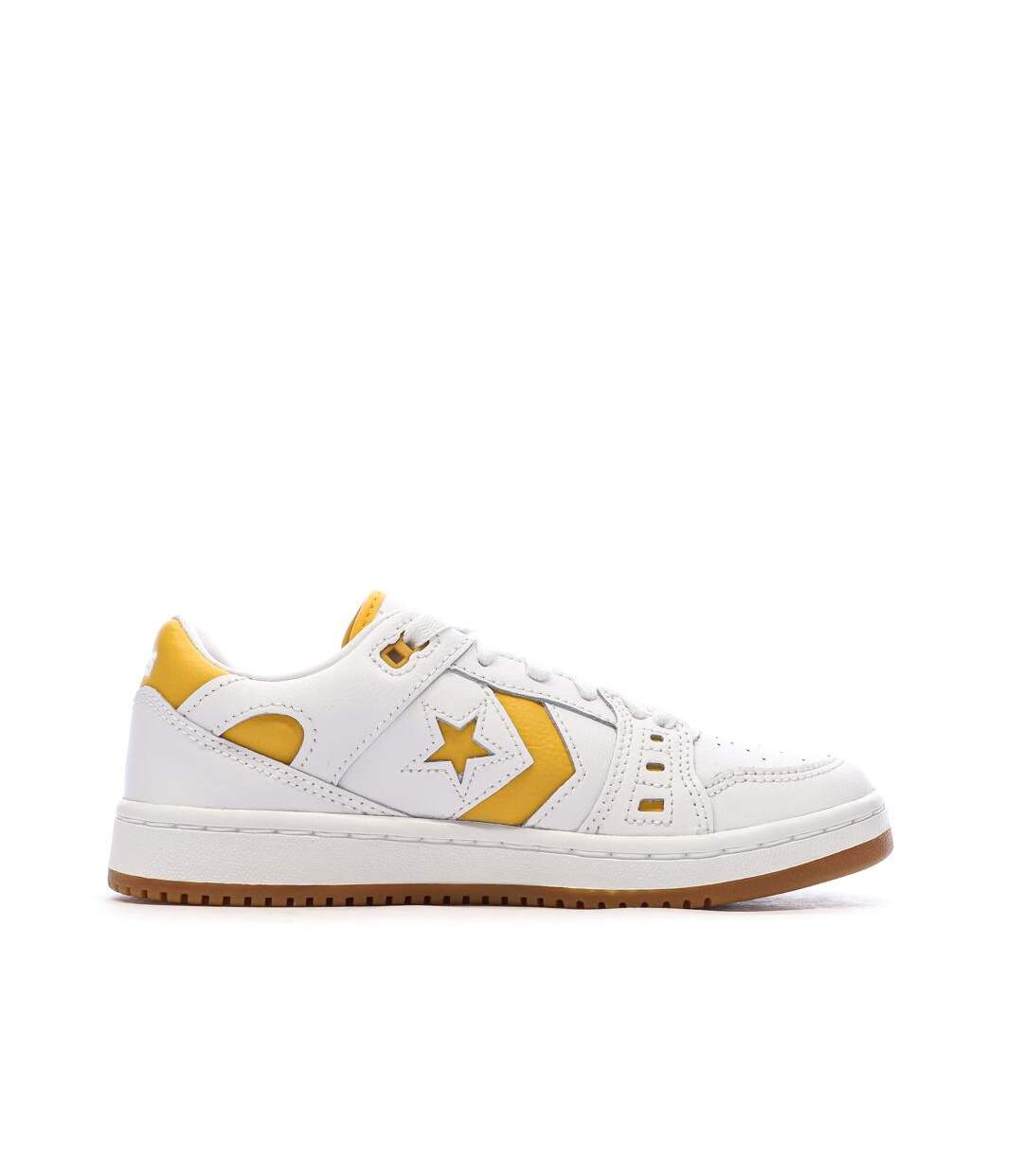 Baskets blanches/jaunes femme converse a09237c-2