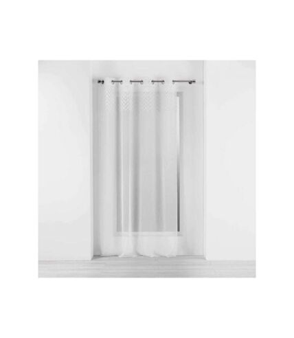 Rideau Voilage à Œillets Roxia 140x240cm Blanc