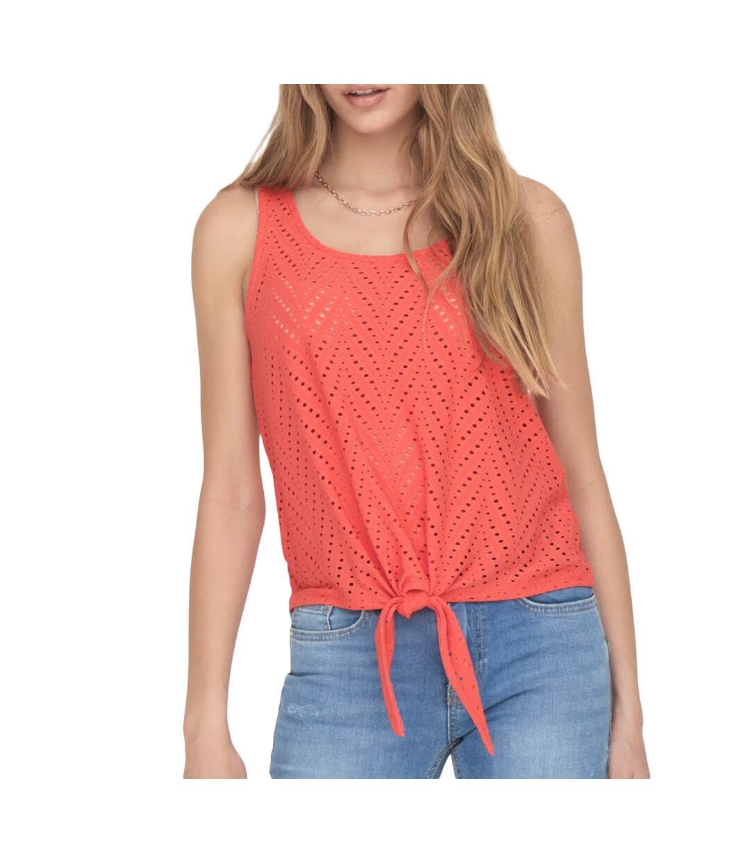 Top Corail Femme JDY Cathinka-1