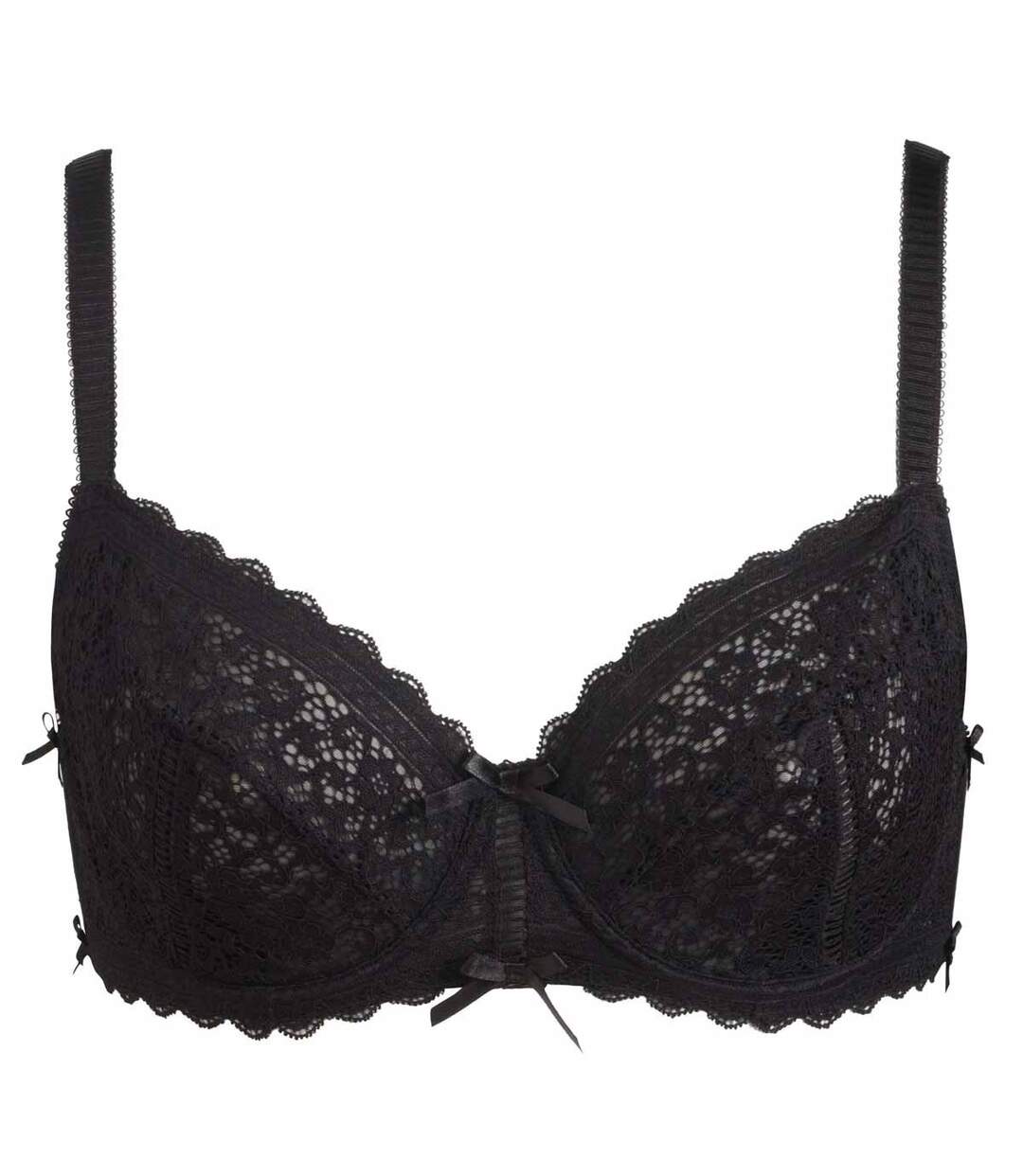 Soutien-gorge à armatures grand maintien noir Elena