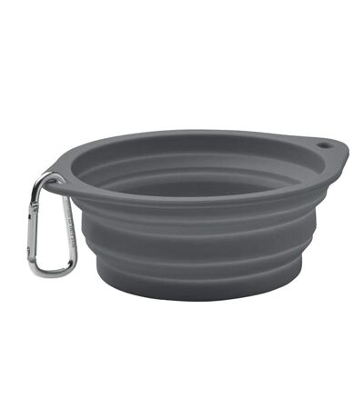 Kolapdier 350ml collapsible dog bowl one size stone grey MidOcean