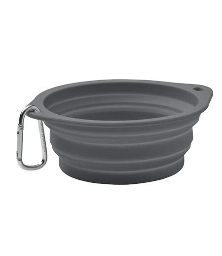 Kolapdier 350ml collapsible dog bowl one size stone grey MidOcean
