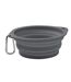 Kolapdier 350ml collapsible dog bowl one size stone grey MidOcean-1