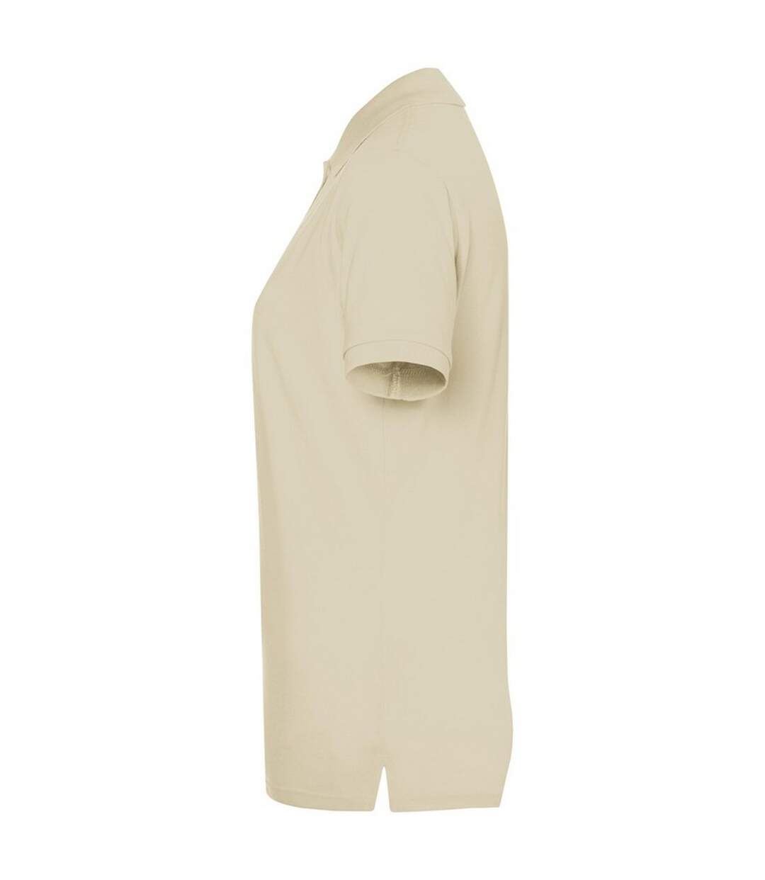 Polo Classic Femme Beige Gris James And Nicholson-3