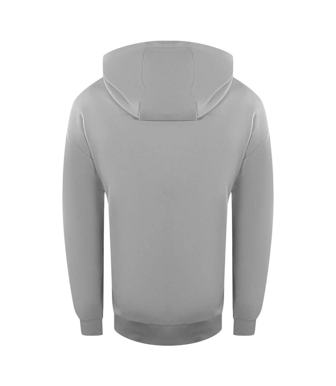 Unisex Adult Small Logo Full Zip Hoodie Grey Ice Iceberg-2