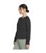 Womens/ladies Skechluxe Elevate Crew Neck Sweatshirt Black Skechers-1