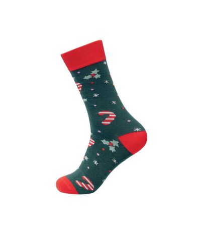 Chaussettes Motif/style Noël Adulte Vert MidOcean