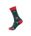 Chaussettes Motif/style Noël Adulte Vert MidOcean-1