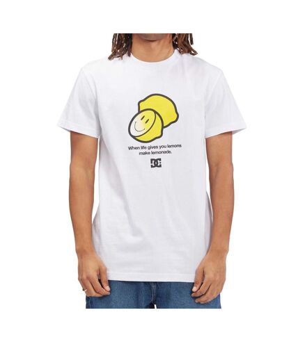 T-shirt Blanc Homme DC Shoes Sour Times - XS