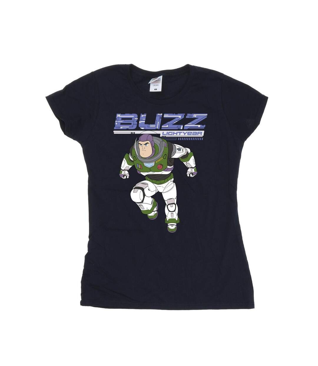 Disney T-shirt en coton Femme/Ladies Lightyear Buzz Jump To Action (Bleu marine) - UTBI29164-1