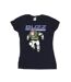 Disney T-shirt en coton Femme/Ladies Lightyear Buzz Jump To Action (Bleu marine) - UTBI29164-1