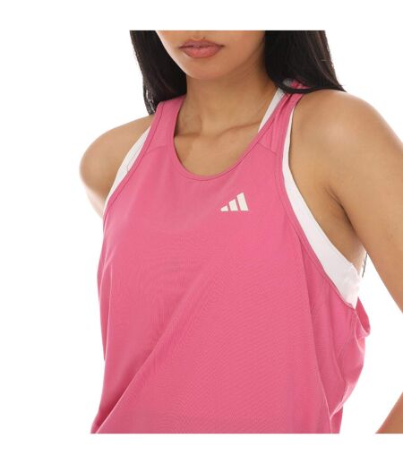 Débardeur own the run femme rose Adidas