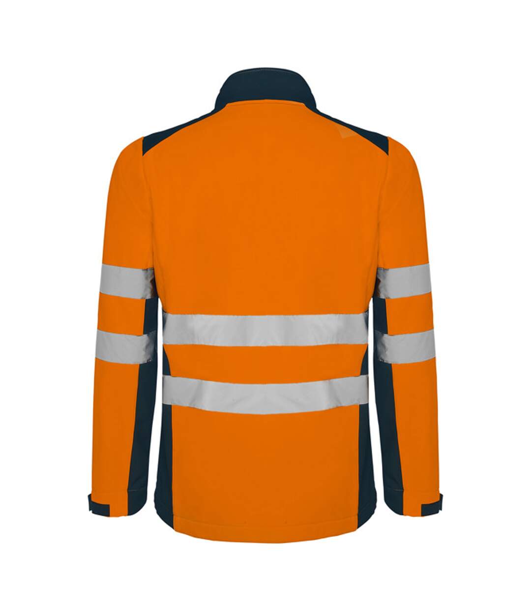 Veste Softshell Antares Homme Bleu Marine Orange Fluo Roly Workwear-2