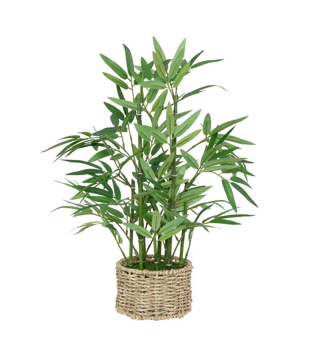 Bambou Artificiel en Pot Ly 46cm Naturel-1