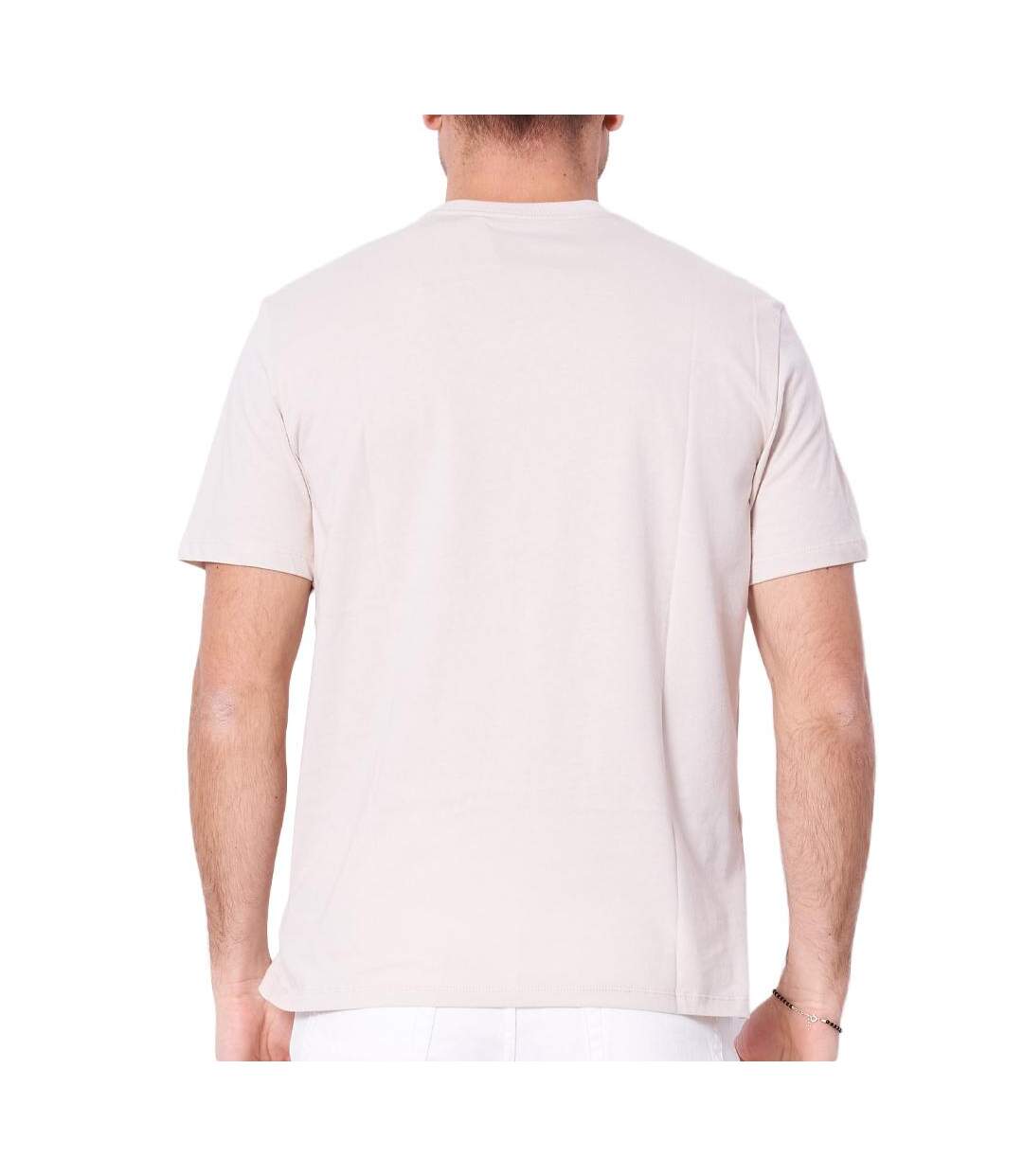 T-Shirt beige homme calvin klein jeans 30s eu wholesale-2