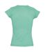 SOLS - T-shirt manches courtes MOON - Femme (Bleu pâle) - UTPC294