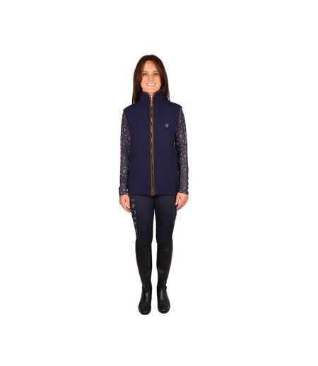 Womens/ladies elevate essential suede gilet navy Hy