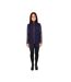Womens/ladies elevate essential suede gilet navy Hy-3