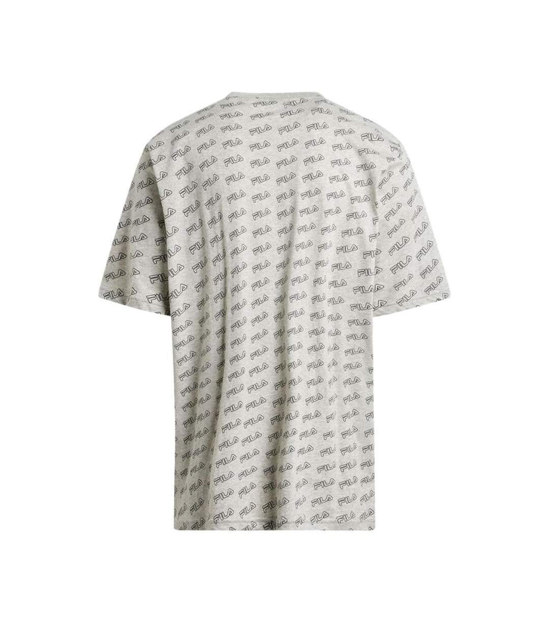 T-shirt gris/marine homme fila trellis ss24spm130 - l-2