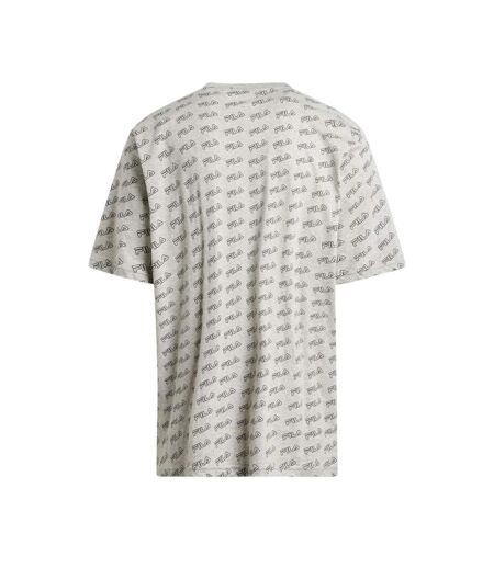 T-shirt gris/marine homme fila trellis ss24spm130 - l