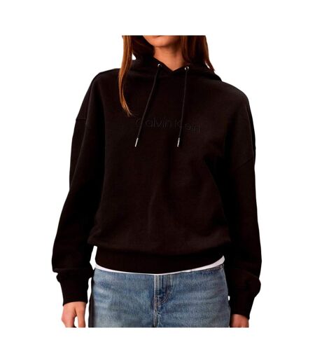 Sweat à capuche noir calvin klein jeans french