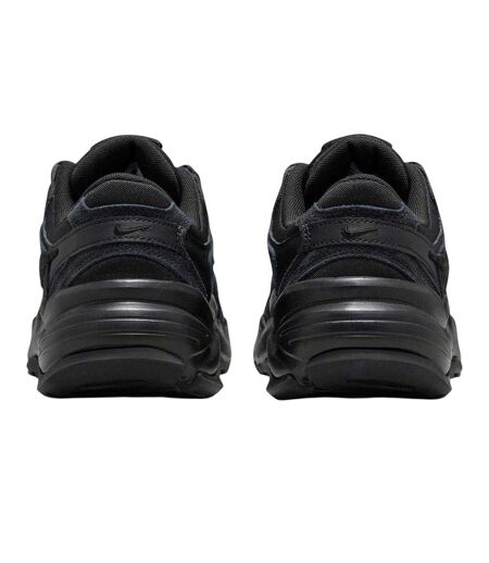 Womens/ladies Al8 Suede Chunky Sole Trainers Triple Black Nike