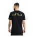 T-shirt Captain Homme Noir Mister Tee-2