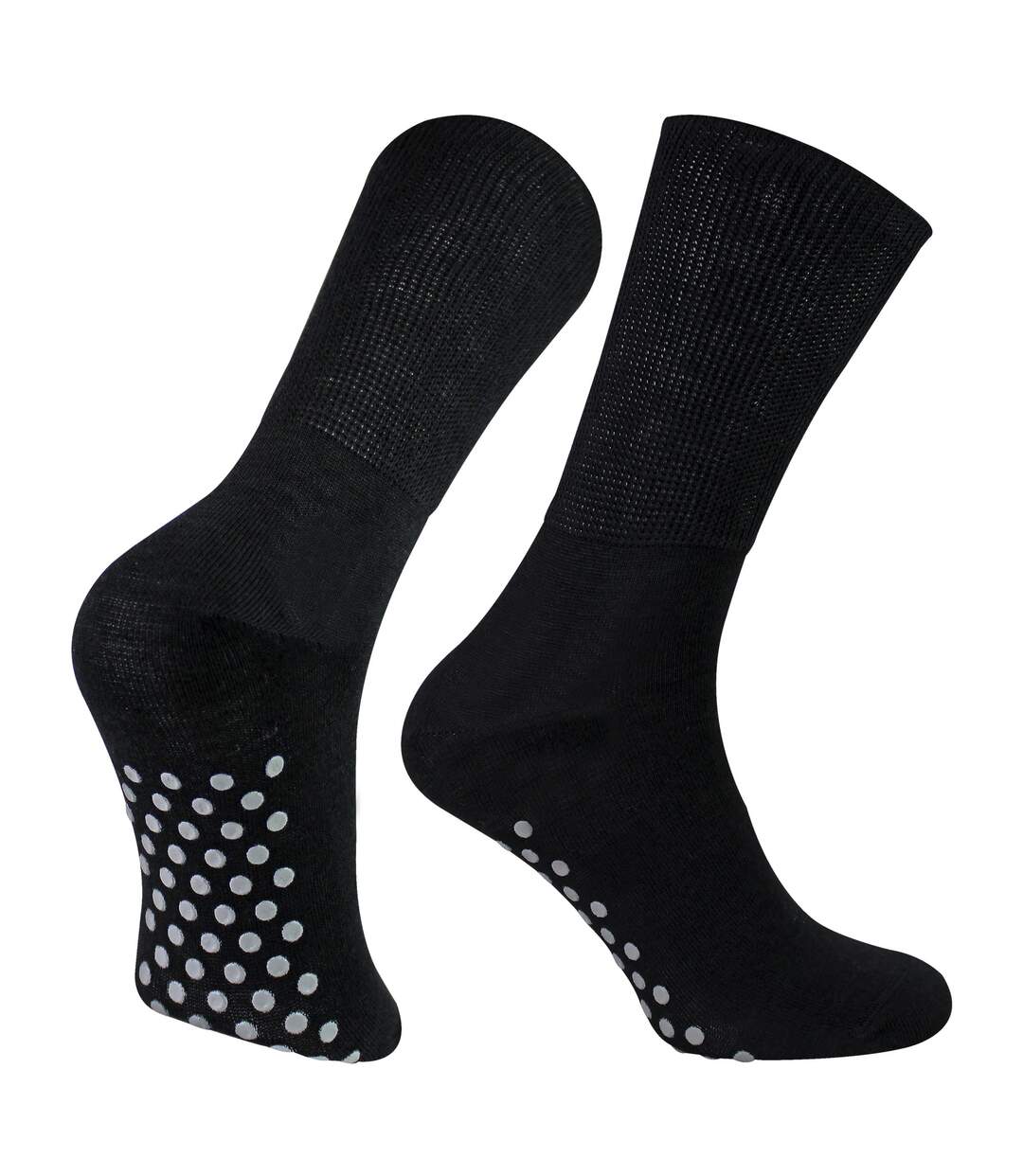 Ladies Mens Wool Oedema Slipper Socks for Swollen Feet & Circulation Support-3