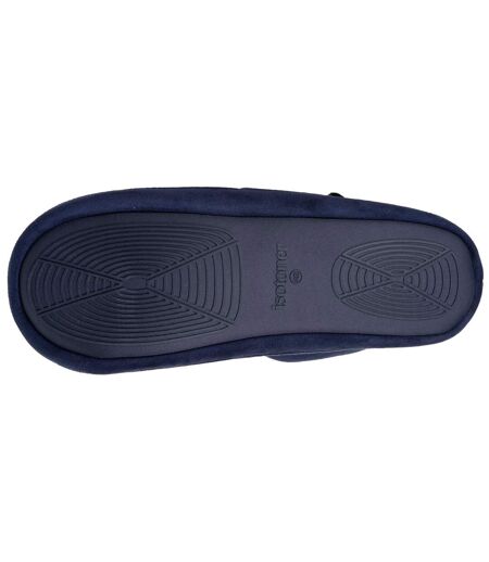 Isotoner Chaussons extra-light Bottillons homme micro éponge, semelle gomme antidérapante