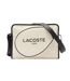 Sac à bandoulière beige femme lacoste canvas-1