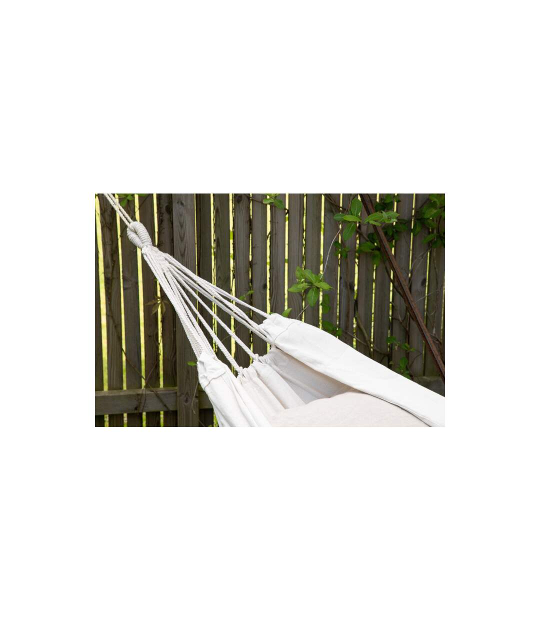 Hamac en Tissu Hedvig 200cm Blanc Crème-5