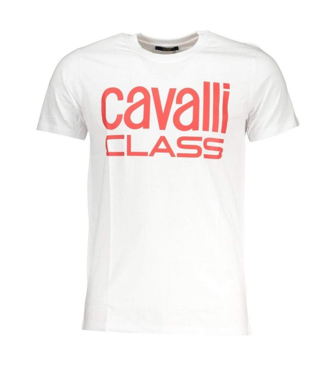 T-shirt Motif/style Vif Homme Blanc Cavalli Class-1