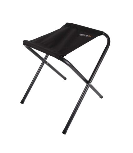 Regatta Great Outdoors Marcos Camping Stool (Black/Seal Grey) (One Size) - UTRG1804