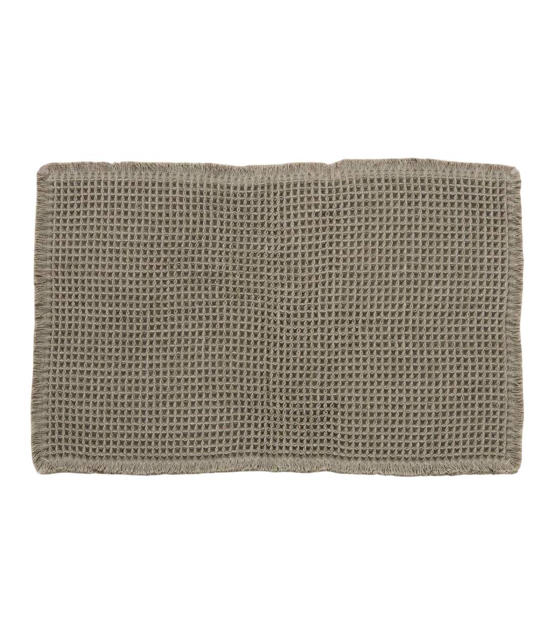 Tapis de Bain Waffle 50x80cm Vert-1
