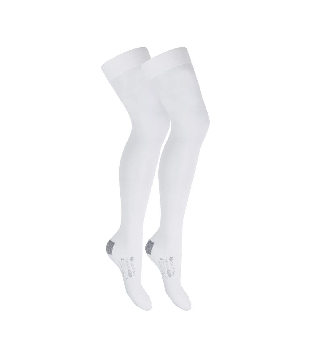 2 Pairs Anti-Embolism Thigh High Compression Medical Grade Stockings-1