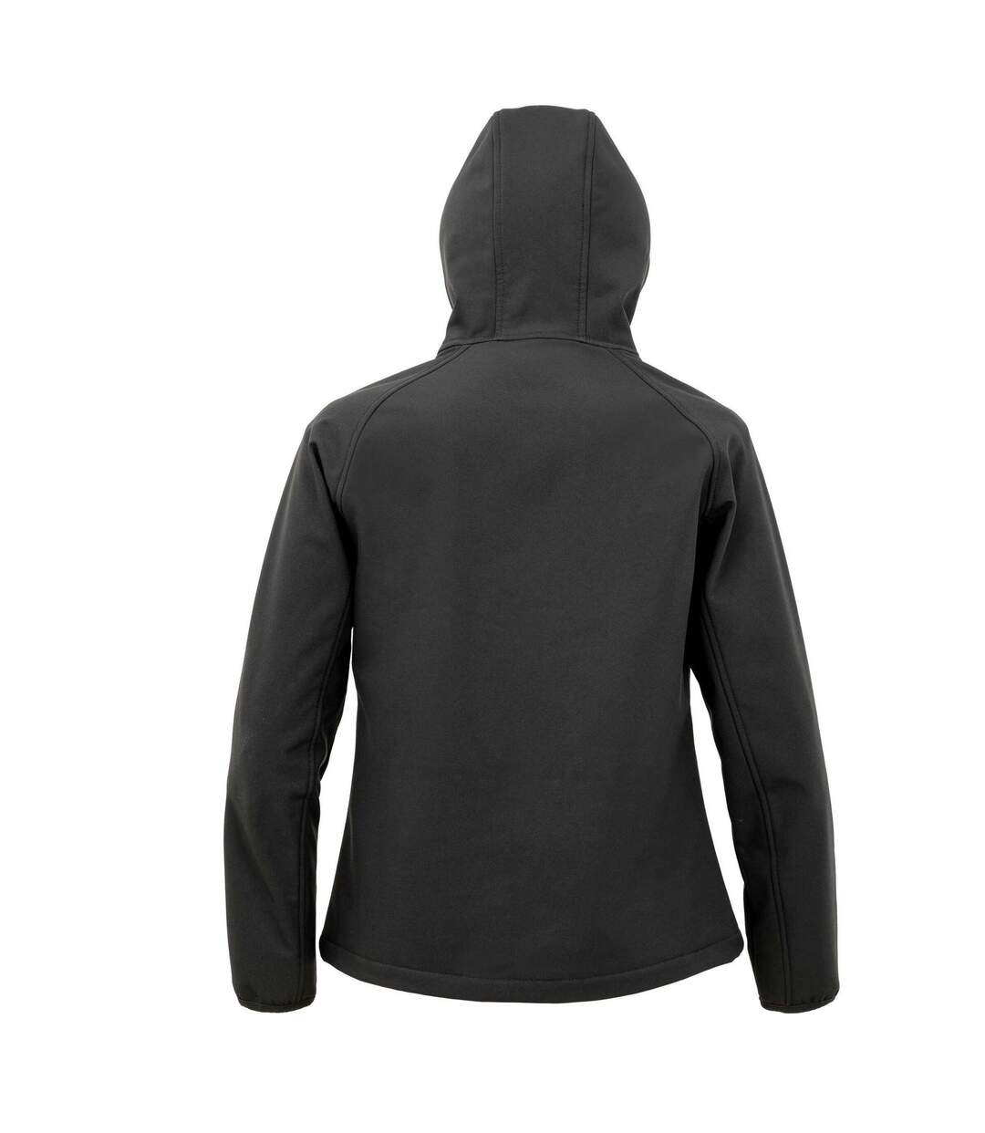 Womens/ladies 3 Layer Printable Soft Shell Jacket Black Result Recycled-3