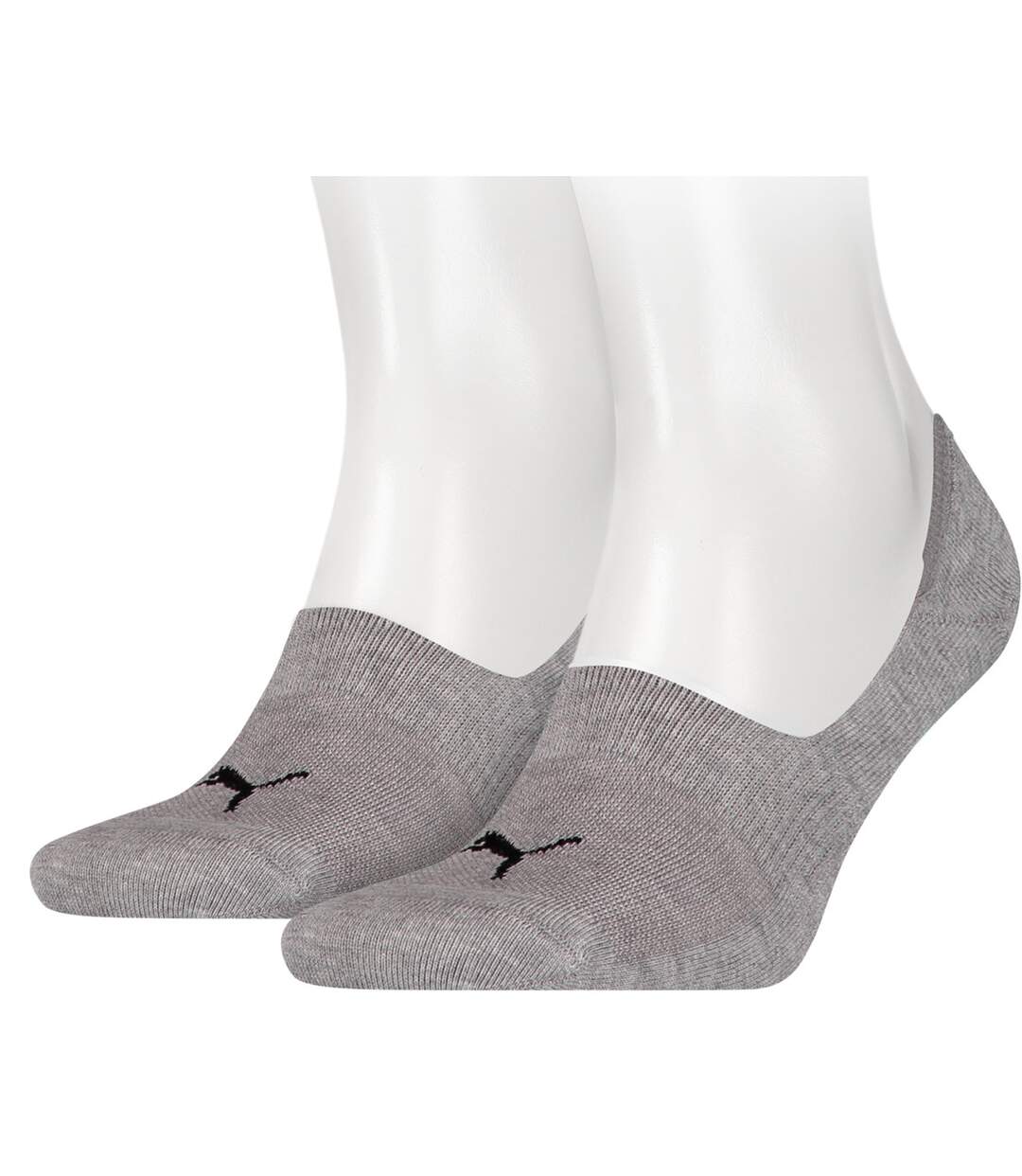 Chaussettes PUMA Socquettes FOOTIES Pack de 2 Paires Gris 580 FOOTIES