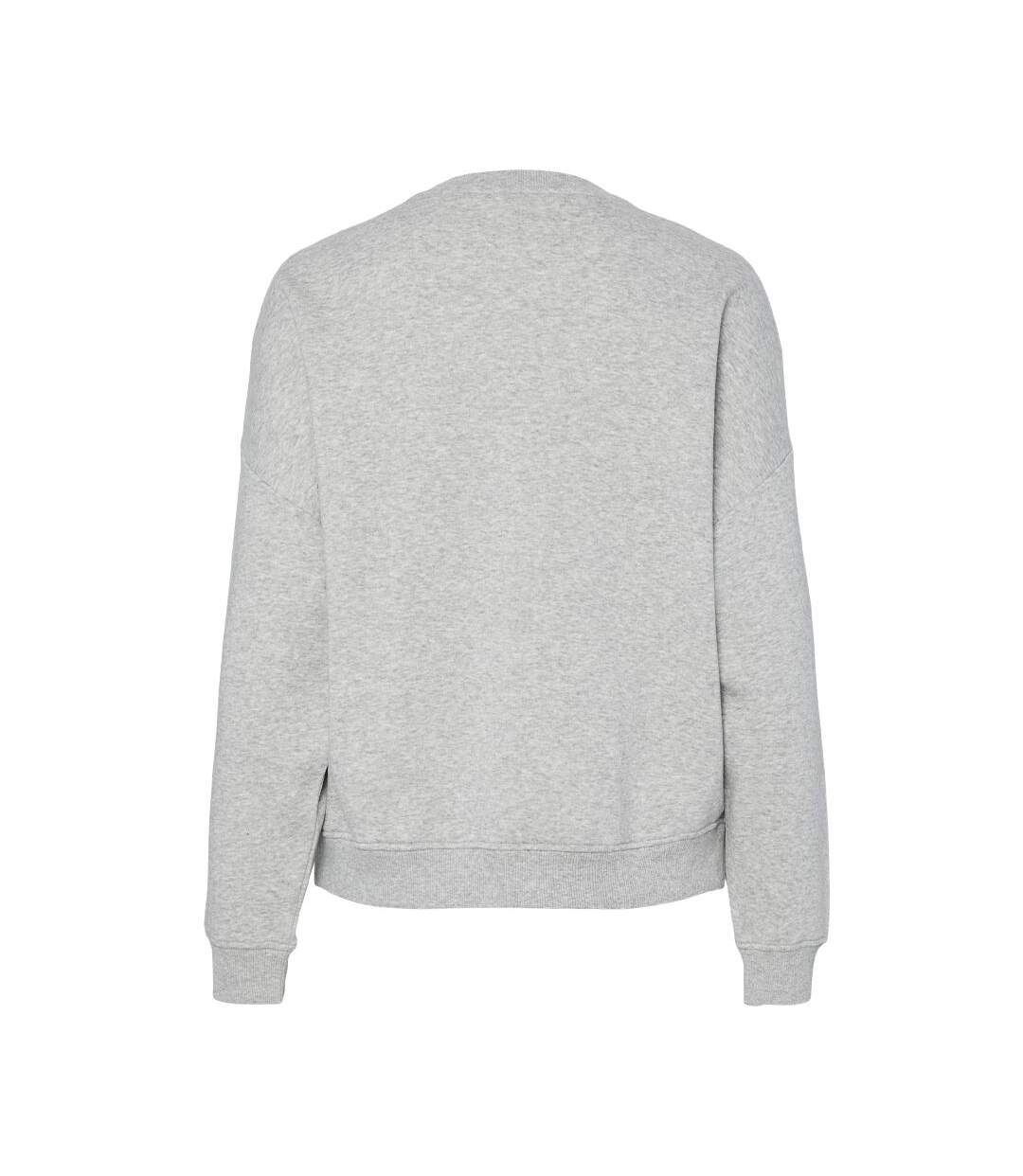 Sweat gris femme pieces sasie-2