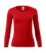 Womens/ladies Fitted Long-sleeved T-shirt Red Malfini-1