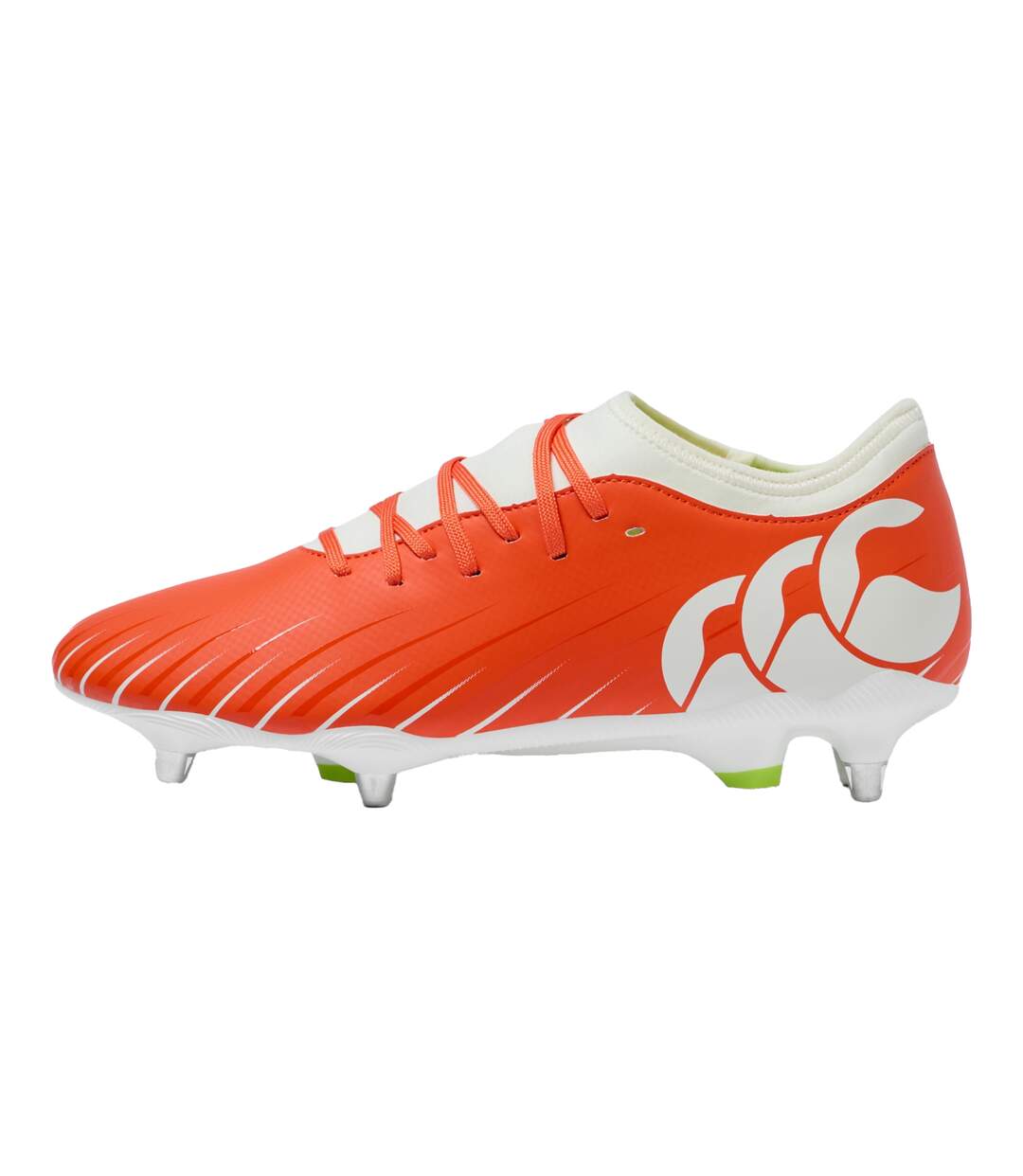 Unisex Adult Speed Falcon Team Soft Ground Rugby Boots Tangerine Tango Canterbury-3