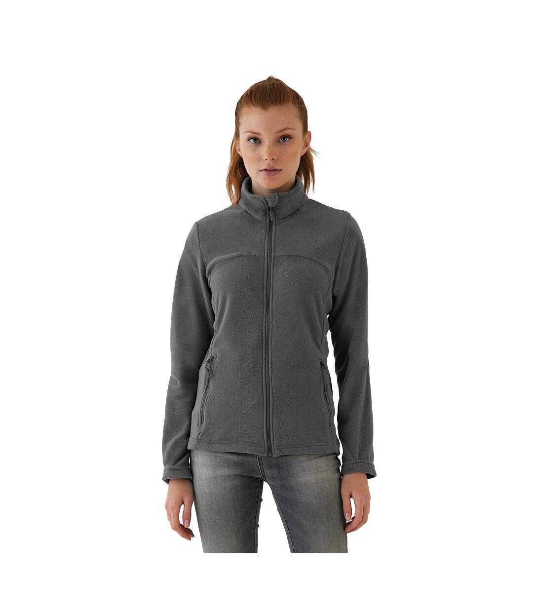 Veste Polaire Coolstar Femme Gris Acier B&C-2