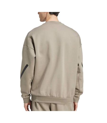 Sweat marron homme adidas je3076