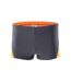 Mens Helder Colour Block Swimming Trunks Orange Grey Aquawave-1
