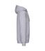 Mens Premium Hoodie Heather Grey Fruit Of The Loom-3