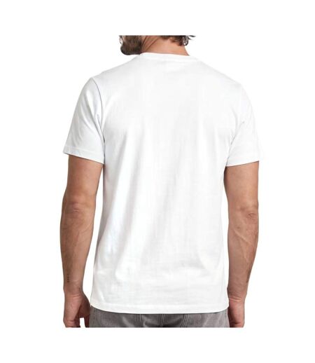 T-Shirt blanc/noir homme g-star raw logo