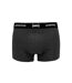 Boxers Motif/style Logo Basics Homme Noir Gris Foncé Gris Monotox-3